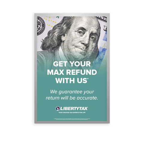 "Get Your Max Refund" |Light Box Panel [2024]