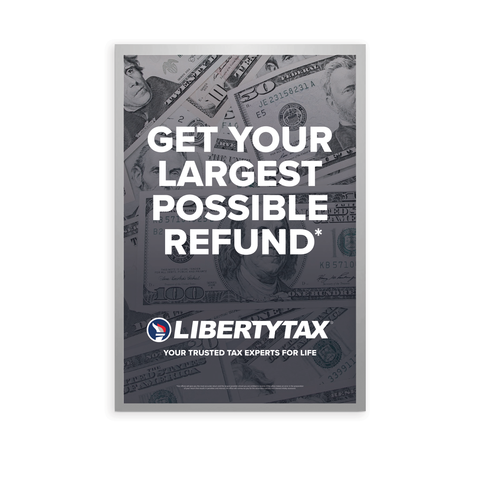 "LARGEST POSSIBLE REFUND " | Light Box Panel [2024]