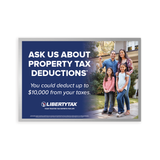 "Ask Us About Property Tax Deductions" | Light Box Panel [2024]