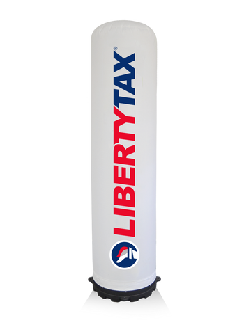 Inflatable LED Tube (White) |  6 Foot Tall | Tube + Blower [2023]