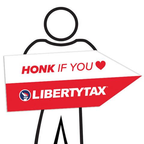 Honk If You Love Liberty Tax | Giant Arrow | 2021