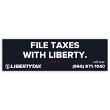 File With Liberty | Outdoor Banner | Choose Size, Features, Input Phone # [2023]