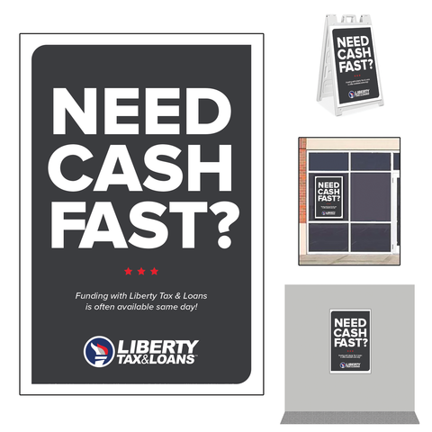LTL - Need Cash Fast - 2x3 Graphic - Choose your application