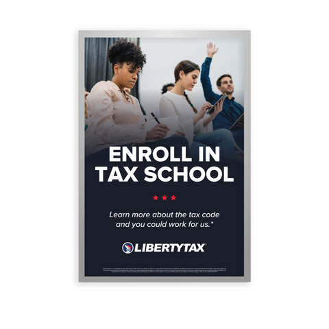 TAX SCHOOL "ENROLL IN" | Light Box Panel [2023]