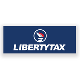 Liberty Tax Torch Logo (Blue) | Outdoor Banner
