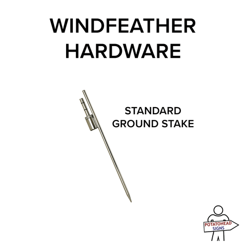 Standard PH Silver Ground Spike | Windfeather Hardware