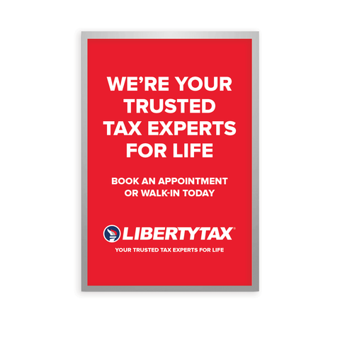 "Trusted Tax Expert For Life" | Light Box Panel [2024]
