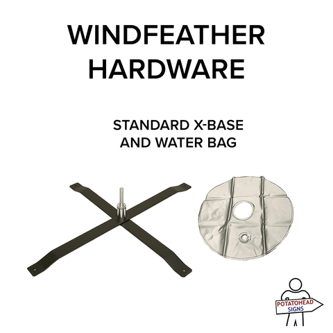 Standard PH Collapsible X-Stand | w/ Water Bag | Windfeather Hardware