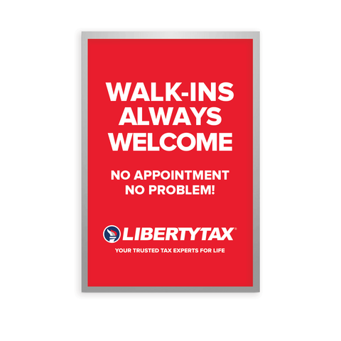 "WALK-INS WELCOME" | Light Box Panel [2024]