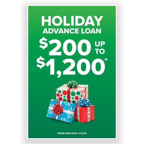 "HOLIDAY ADVANCE" | Set of 2 A-Frame Panels [2024]
