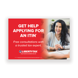 "Get Help for Applying for an ITIN"  | Choose Poster or Canvas Wrap |[2024]