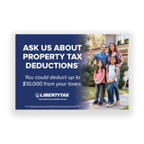 "Property Tax Deductions"  | Choose Poster or Canvas Wrap [2024]