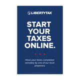 "Virtual Tax Pro" (Choose A Color)  | Choose Poster or Canvas Wrap | Vertical/Portrait (24"W X 36"H) [2023]