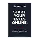 "Virtual Tax Pro" (Choose A Color)  | Choose Poster or Canvas Wrap | Vertical/Portrait (24"W X 36"H) [2023]