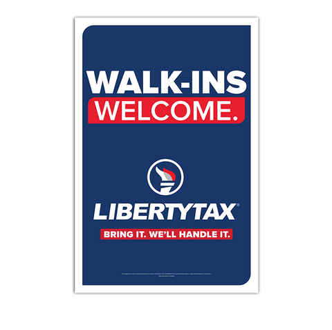 Walk- Ins Welcome- Torch Logo - Poster