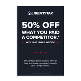 "50% Off Competitor" | Choose Poster or Canvas Wrap | Vertical/Portrait (24"W X 36"H) [2023]