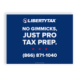 Late Season Customers "No Gimmicks" | Lawn Sign (w/ H-Stake) | Choose Color & Quantity | 2023
