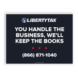 Bookkeeping | Lawn Sign (w/ H-Stake) | Choose Color & Quantity | 2023