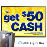 Torch Logo (Blue) | Light Box Panel (Horizontal/Landscape)