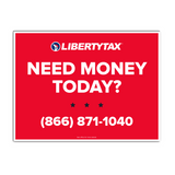 Custom "Need Money Today?" (W/ Phone #) | Lawn Sign (w/ H-Stake) | Choose Color & Quantity | 2023