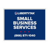 "Small Business Services" | Lawn Sign (w/ H-Stake) | Choose Color & Quantity | 2023