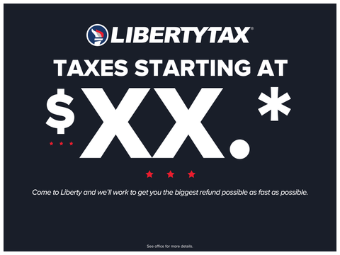 Custom "Taxes Starting At $69" (W/ Phone #) | Lawn Sign (w/ H-Stake) | Choose Quantity and Amount