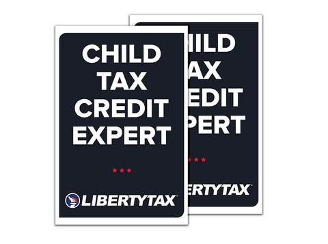 Child Tax Credit Expert - A-frame sign panel 2 pack - 2021