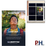 Breathe In Cash Out- Window Cling or Window Banner-2 Design Variations