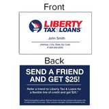 Liberty Tax and Loans "Business Card" with Name [2022]