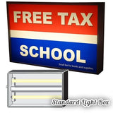 Drop Off Service Available (Red) | Light Box Panel (Horizontal/Landscape)