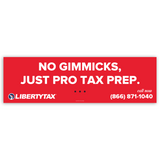 Late Season "No Gimmicks" | Outdoor Banner | Choose Size, Features, Input Phone # [2023]