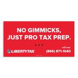 Late Season "No Gimmicks" | Outdoor Banner | Choose Size, Features, Input Phone # [2023]