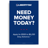 Need Money Today | Choose Poster or Canvas Wrap | Vertical/Portrait (24"W X 36"H) [2023]