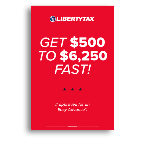 Easy Advance| Choose Poster or Canvas Wrap | Vertical/Portrait (24"W X 36"H) [2023]