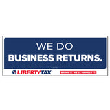 We do Business Returns - Torch Logo - Outdoor banner