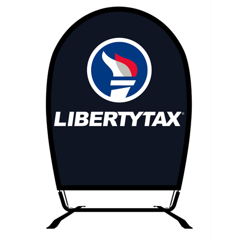 Liberty Tax Torch Logo (Blue) | Wind Jockey