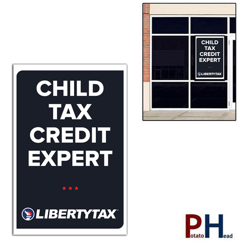 Child Tax Credit Expert - Cling / Window Banner