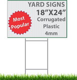 Drop Off Service - Torch Logo lawn sign - qty discounts