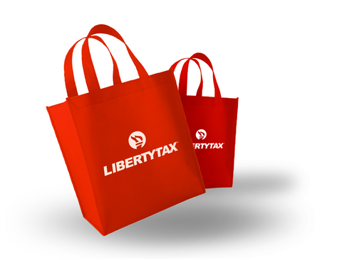 "Liberty Tax" Tote Bag | Recyclable Grocery Bag (Non-Woven)
