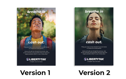 Breathe In Cash Out - Poster-Two Design Variations