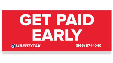 Get Paid Early | Outdoor Banner