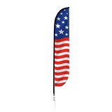 Patriotic American Flag Design(s) | General Windfeather | Standard PH Silver Hardware | Choose Your Option