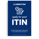 "Apply For Your ITIN" (Choose A Color)  | Set of 2 A-Frame Panels [2023]