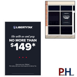 "No More Than $149" (Choose Color) | Window Cling or Window Banner | Vertical/Portrait (24"W X 36"H) [2023]