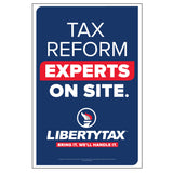 Tax Reform Experts (Blue) | Light Box Panel (Vertical/Portrait)
