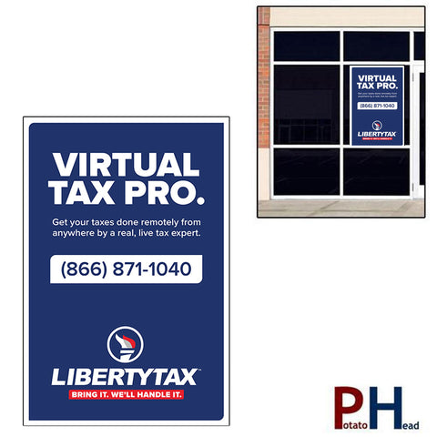 Virtual Tax Pro - Cling / Window Banner